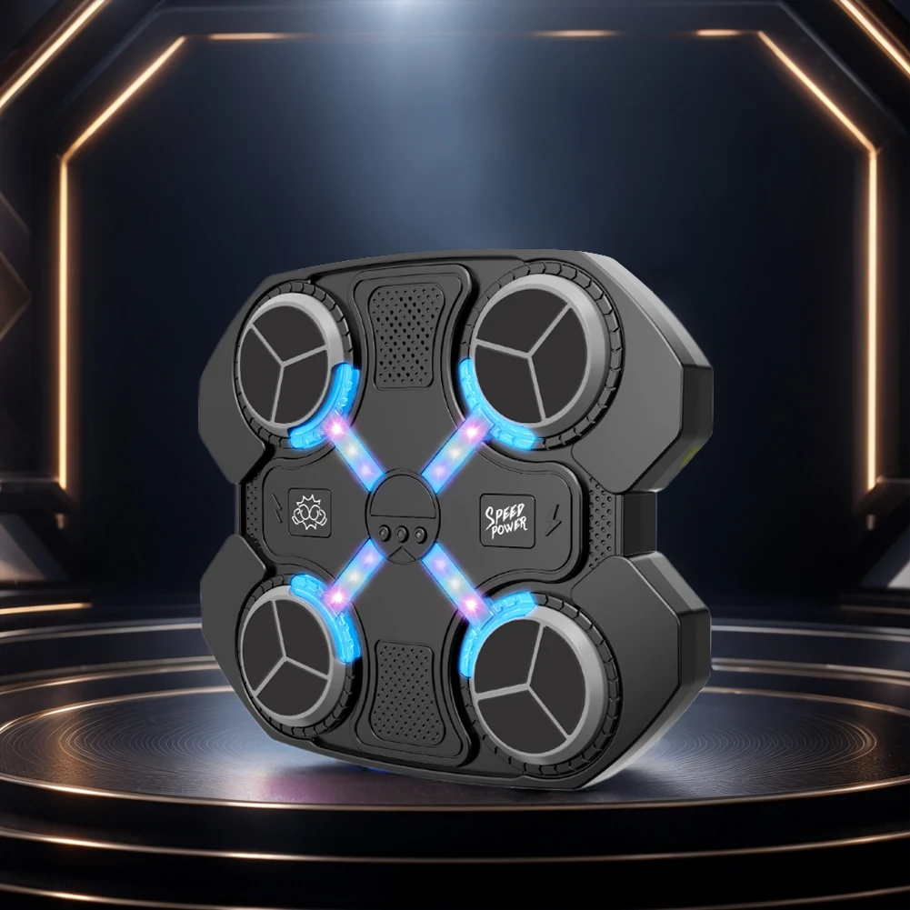 Smart Music Boxing Machine Boxing Training Wall Target Children Sports Fitness RGB Light Boxing Trainer Home Punching Equipment