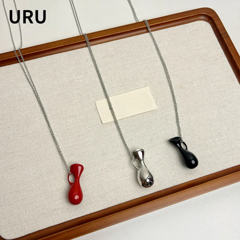 Fashion Jewelry Sweet Korean Temperament Bottle Pendant Necklace For Women Female Gifts Simply Design Accessories Hot Selling