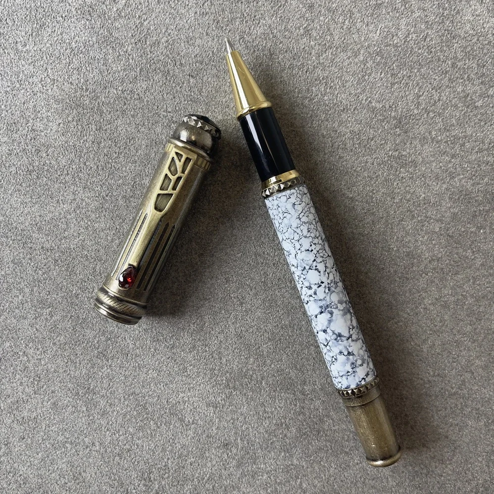 2024 Luxury New Art Sponsor Burgess Limited Edition Fountain Rollerball Ballpoint Pen Retro Writing Stationery