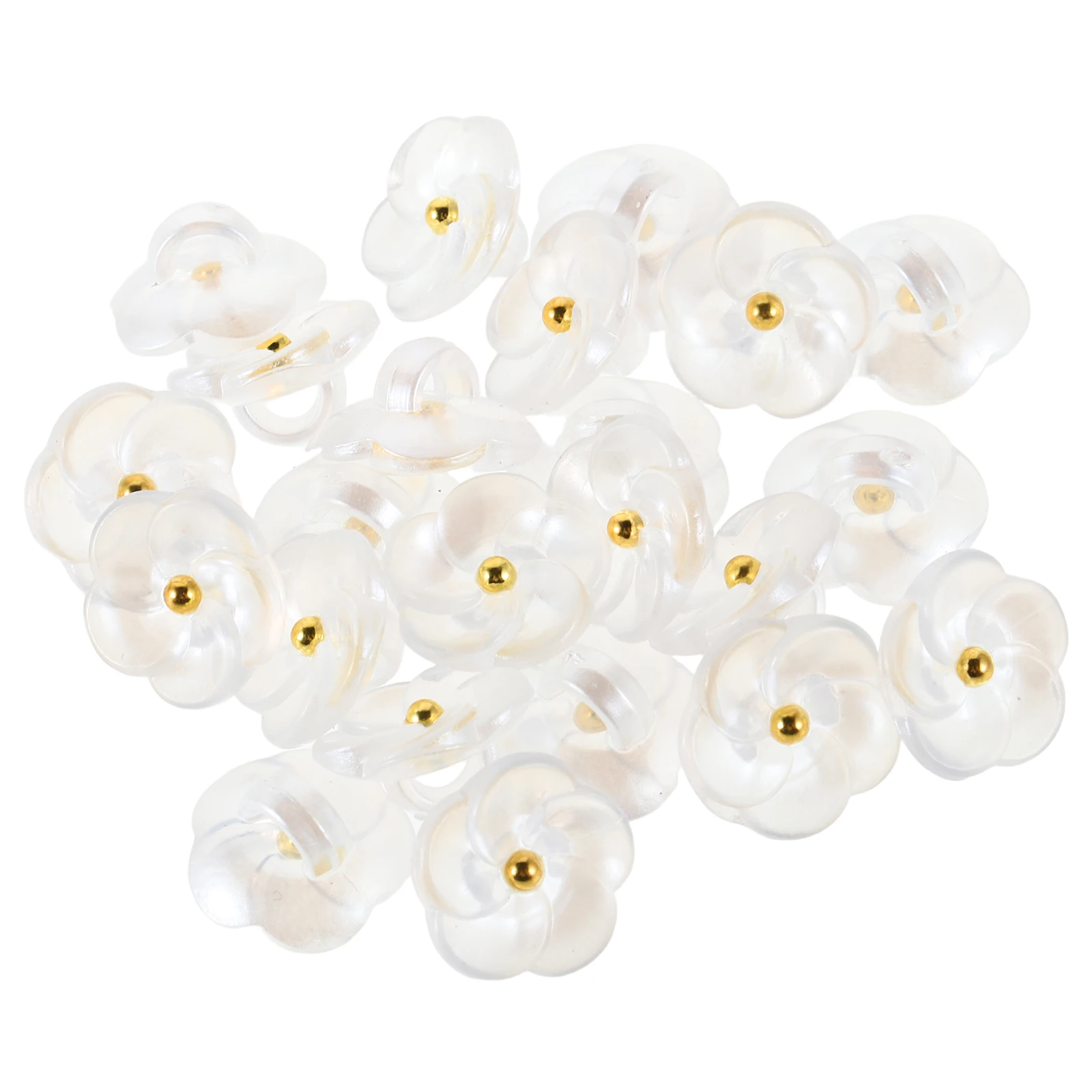 

50pcs Buttons Floral Decorative Sewing Craft Plastic Colorful Flowers Replacement Baby Cardigan Knitting Child Clothing