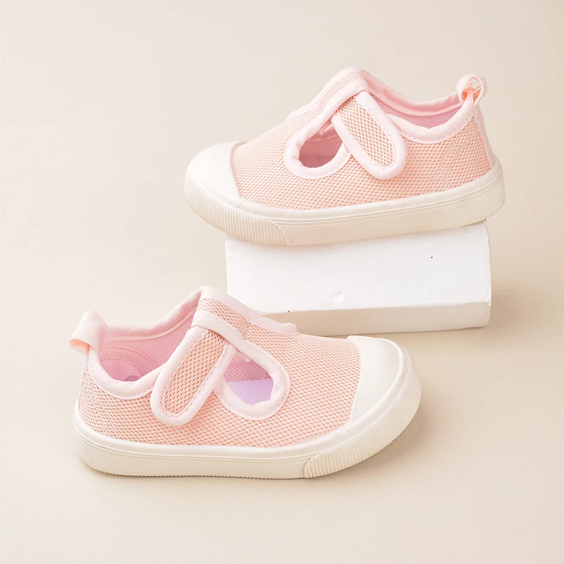 Spring Lightweight Kids Breathable Comfortable Outdoor Leisure Shoes Toddlers Good Quality Flat Sneakers EK9S110