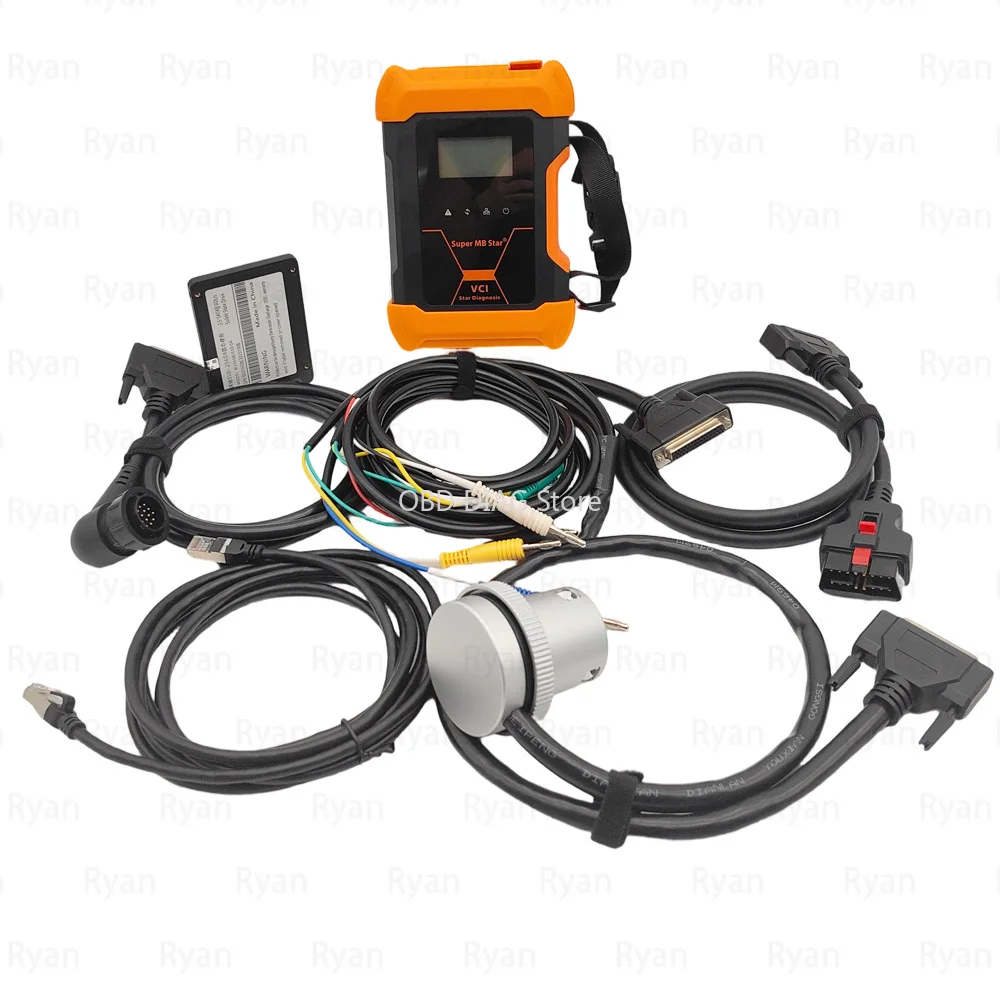 Super MB Star M7 DOIP WIFI Multiplexer With Original Chip infineon ADG426 relay OBD2 Scanner for Benz car truck with laptop CF53