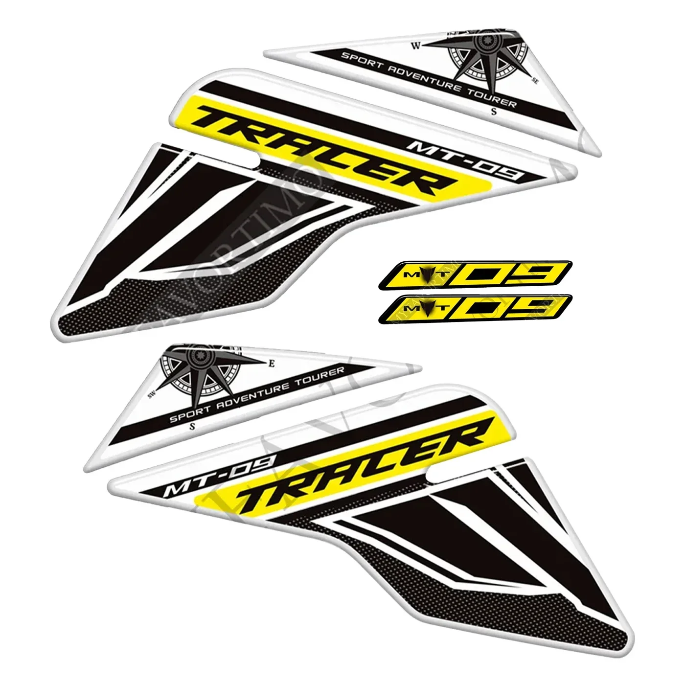 

For Yamaha Mt09 Mt 09 Tracer 900 Gt Mt-09 Motorcycle Tank Pad Decals Gas Fuel Oil Kit Knee