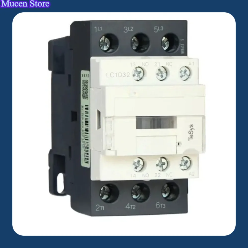 Schneider Electric 3P 32A AC Contactor LC1D32M7C LC1D32CC7C LC1D32B7C LC1D32E7C LC1D32F7C LC1D32Q7C