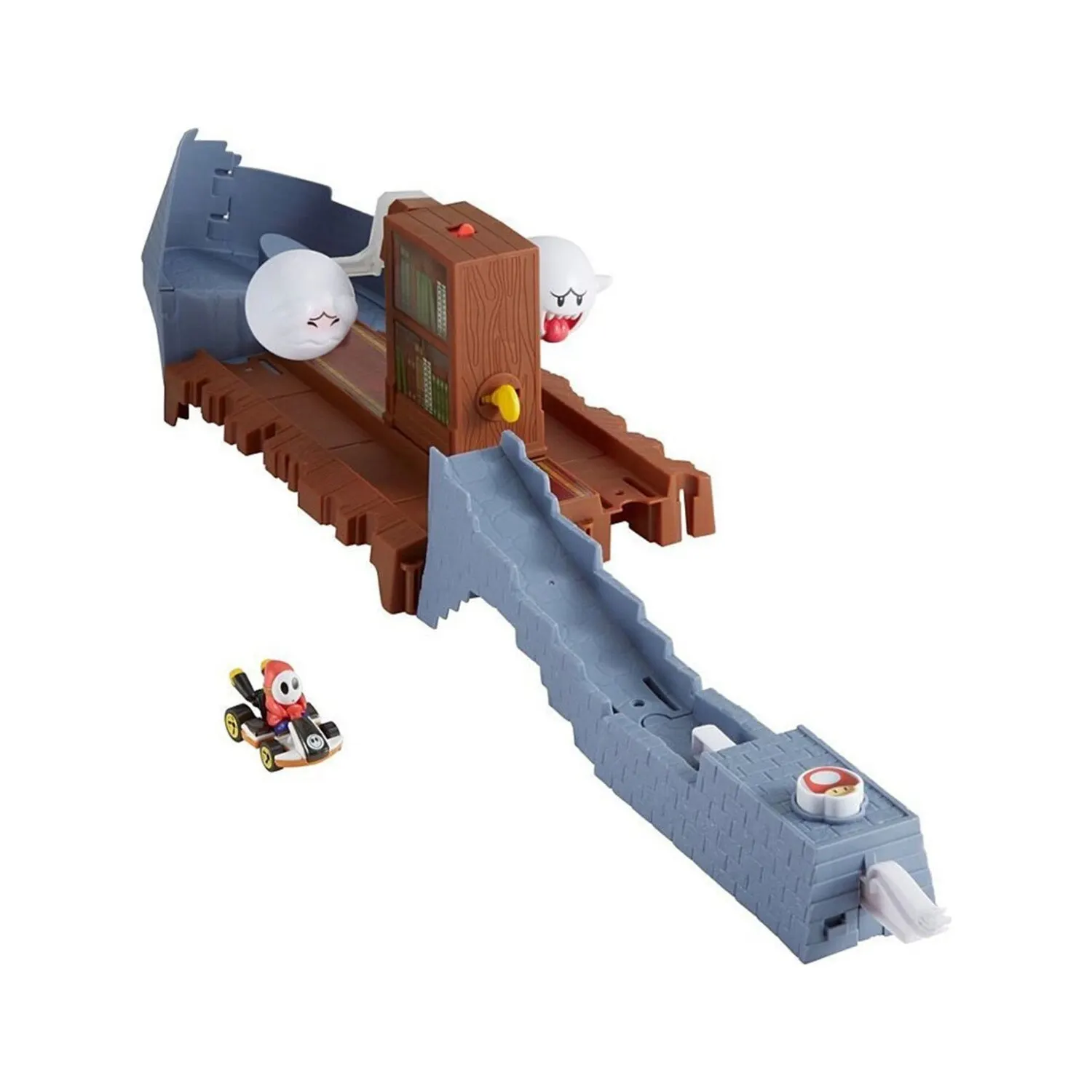 Игровой Набор Hot Wheels «Марио карт», сумасшедшие существа, GCP26, жуткий Спринг для мужчин, детей, гоночный трек