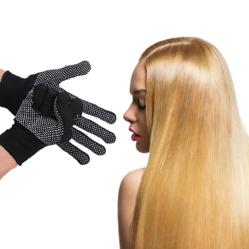 Haar Dauerwelle Handschuhe Salon gefärbte Haar handschuhe Locken Friseur hitze beständige Finger wasserdichte Handschuh wieder verwendbare Styling-Werkzeuge