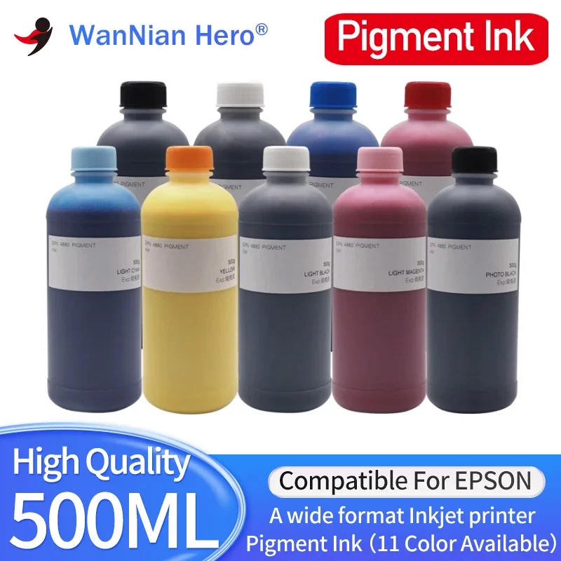 

500ML Pigment Ink For Epson 7910 9910 7900 9900 7890 9890 7908 9908 7710 7700 9710 9700 7800 9800 7880 4880 Printer INK T6361