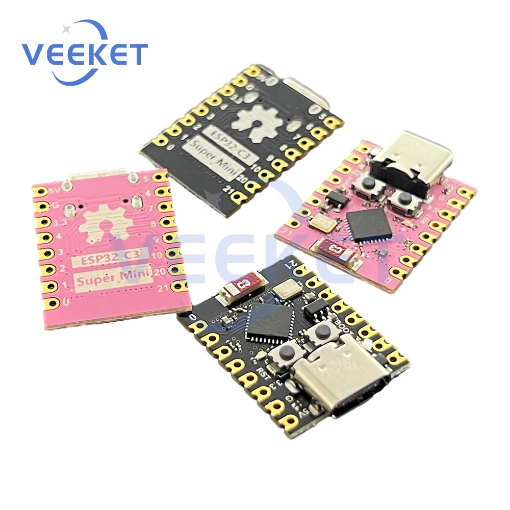 

ESP32-C3 Development Board ESP32 SuperMini Wi-Fi Bluetooth 2.4GHz WiFi Dual Cores Microcontroller For Arduino