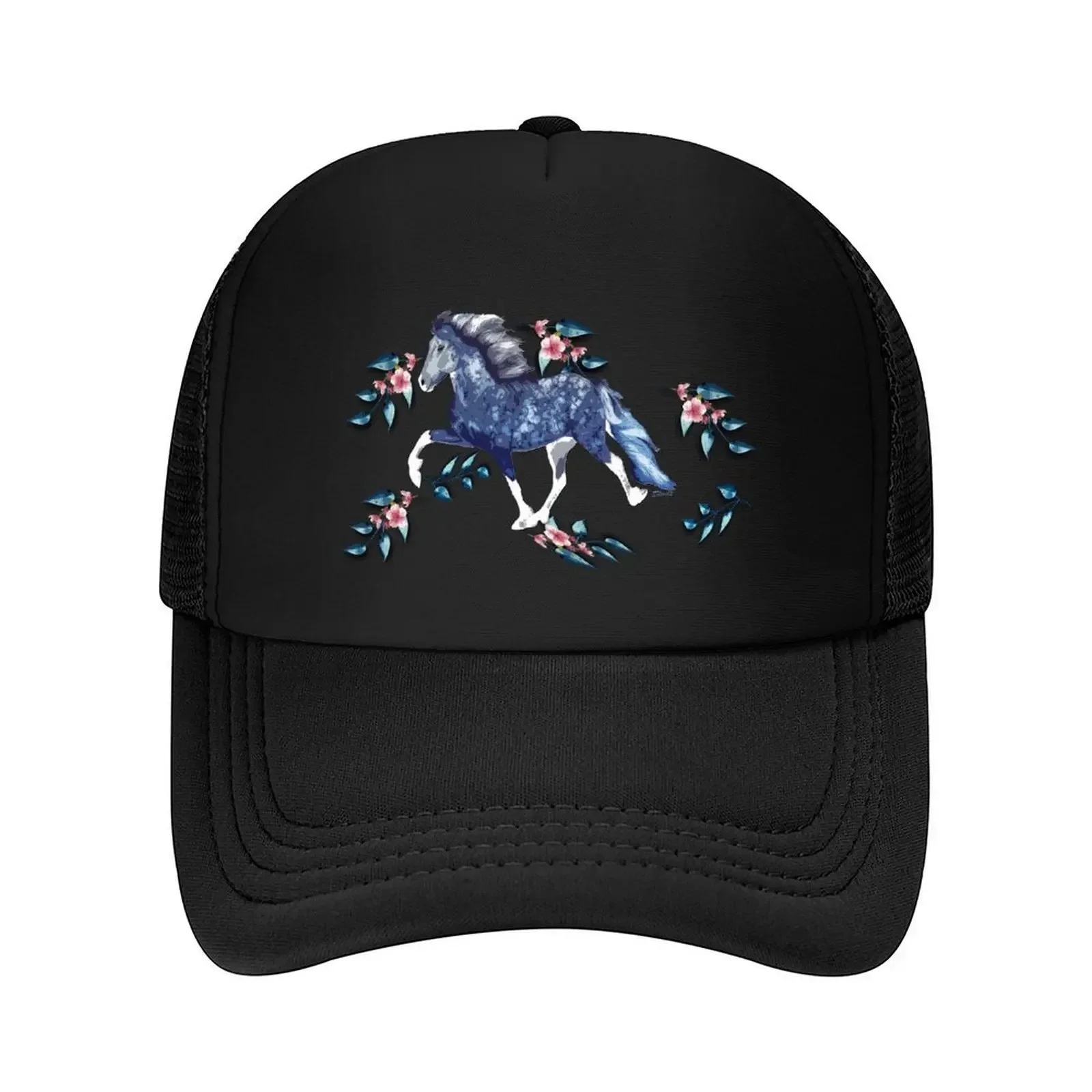 2026 Blámóea and the Flowers ~ Icelandic Horse Baseball Cap Golf Hat Man party Hat Thermal Visor Hat Luxury Brand For Man Women'