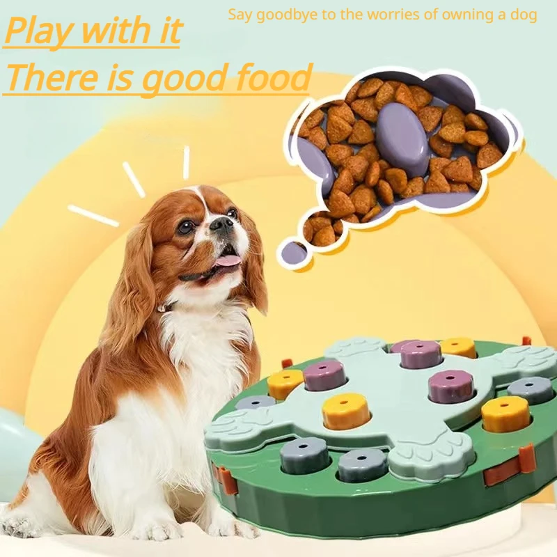 

Upgraded Dog Educational Toy, Cat Bowl, Automatic Feeder to Train Dogs to Relieve Boredom, Slow Food, Leaky Feeder