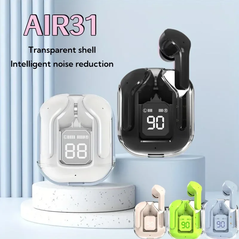 AIR31 Headset  Wireless Bluetooth Binaural Small In Ear Buds Sports Stereo Bass Earbuds Newest Sports Earbuds for  IOS/Android