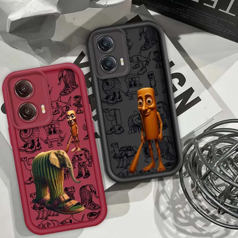 

Tung Tung Sahur Lirili Larila For Motorola G85 Edge 50 G24 G35 E14 G04 G34 G Stylus G54 G13 G32 G14 5G Eye Ladder Phone Case