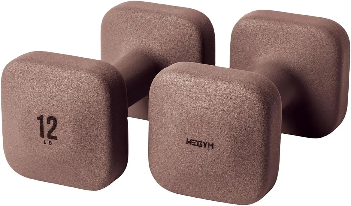 

Dumbbells Anti Slip Anti Roll Thick Handles Free Weights Square Dumbbells for Secure Workouts at Home Weightlifting and Personal