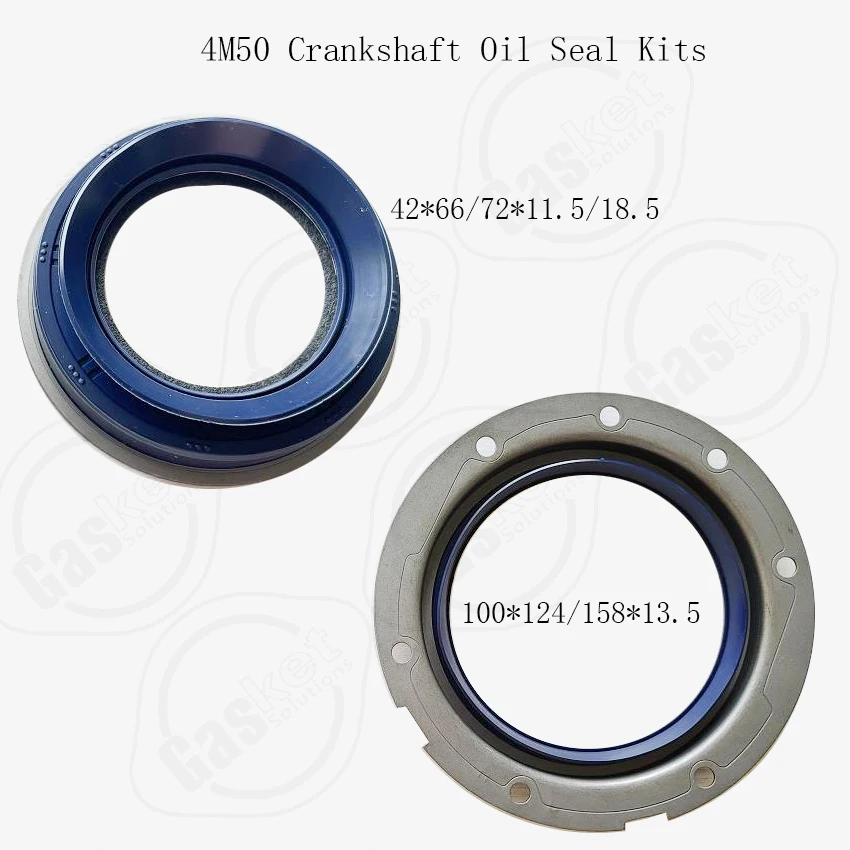 

4D33 6D31T 6D34 6D34T 4M50 4M50T Front Rear crankshaft oil seal sets For Mitsubishi engine ME221974 ME017208 BZ5879E ME240010