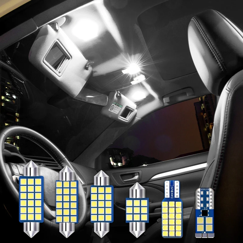 Luz LED de Decoración Interior para Automóvil Volkswagen VW GOLF 4 5 6 7 MK7 Passat B5 B6 B7 B8 POLO 9N 9N3 6R 6C Scirocco R Tiguan MK1