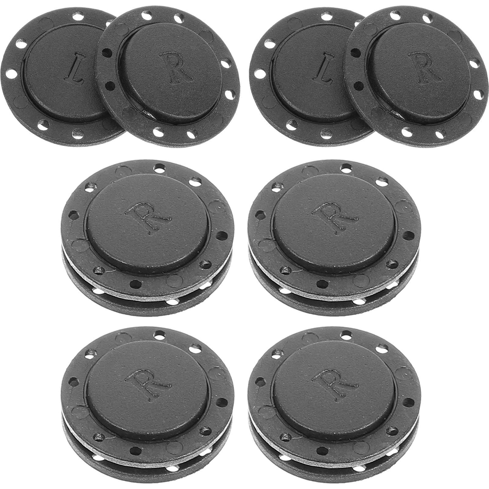 6 Pairs Magnet Buttons Clothes Coat Sewing Invisible Snaps Press Studs Force