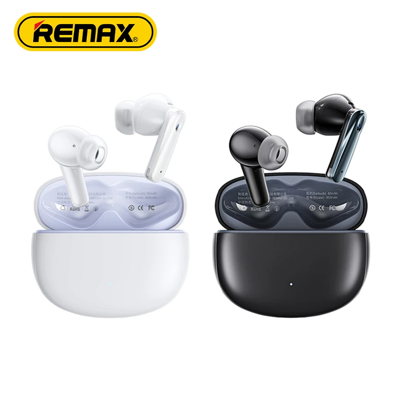 Remax Dual ANC+ENC Noise Reduction Wireless Earbuds for Music & Call Bluetooth 5.3 Earphone In-Ear Smart Touch CozyPods W21N