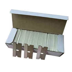 100PCS Carbon Steel Razor Blades 1.5