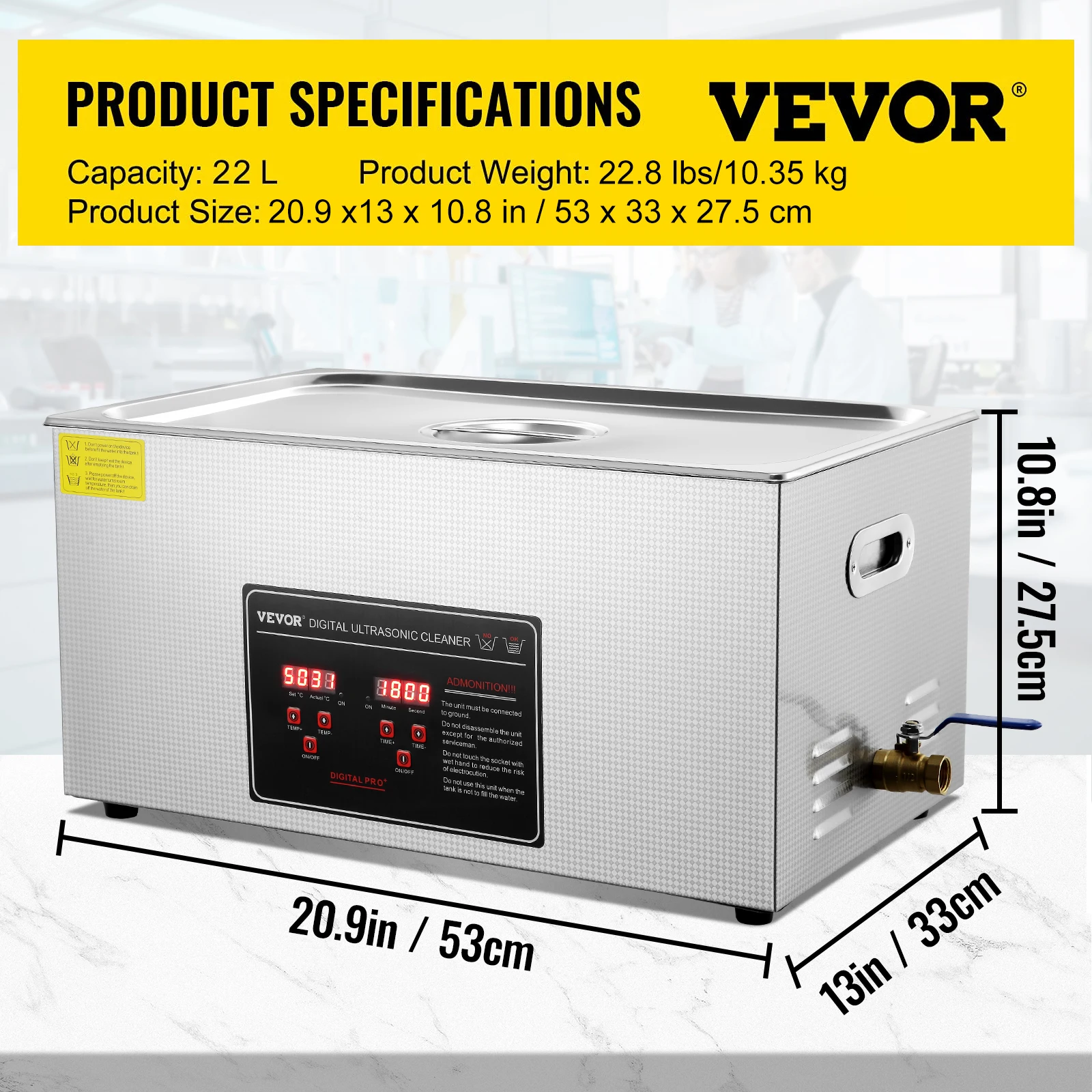 SucceBuy 2L 3L 6L 10L 22L 30L Ultrasone Reiniger Rvs Draagbare Reiniging Wasmachine Echografie Huishoudapparaat