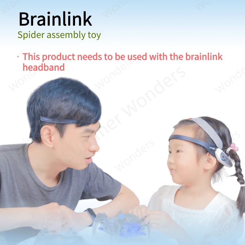 Brainlink aranha robô detector de ondas cerebrais acessórios mindwave montagem aranha precisa ser usado com mindlink bandana