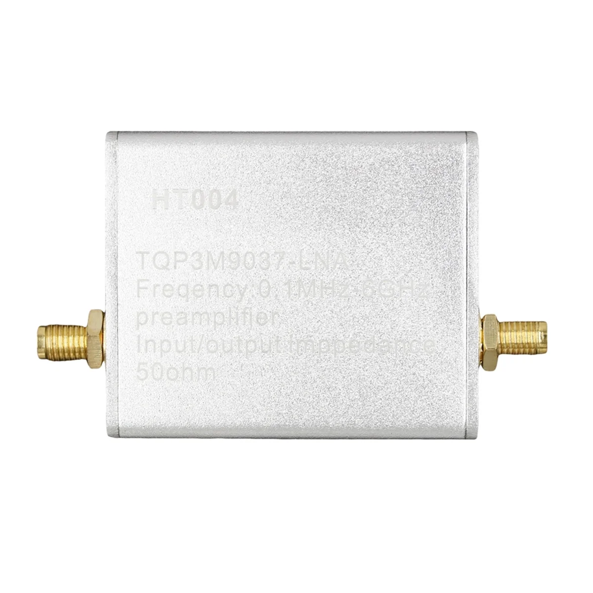 HT004 Low Noise Amplifier 100K-6GHz 20dB High Gain Power Preamplifier LNA Module for RF & SDR