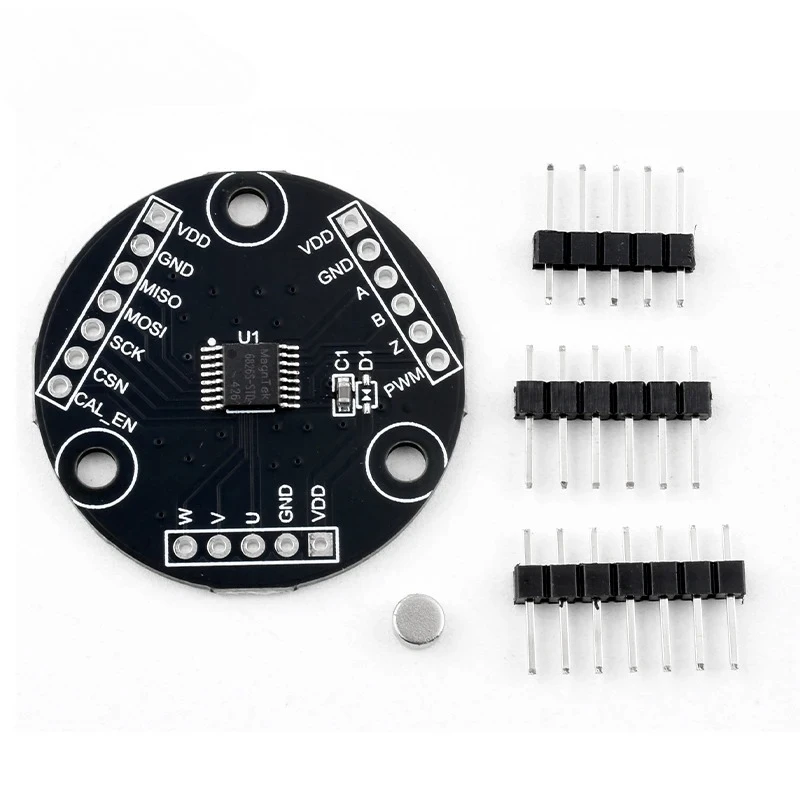 MT6826S High Precision High Speed Magnetic Encoder Magnetic Induction Angle Measurement Sensors Module For Arduino