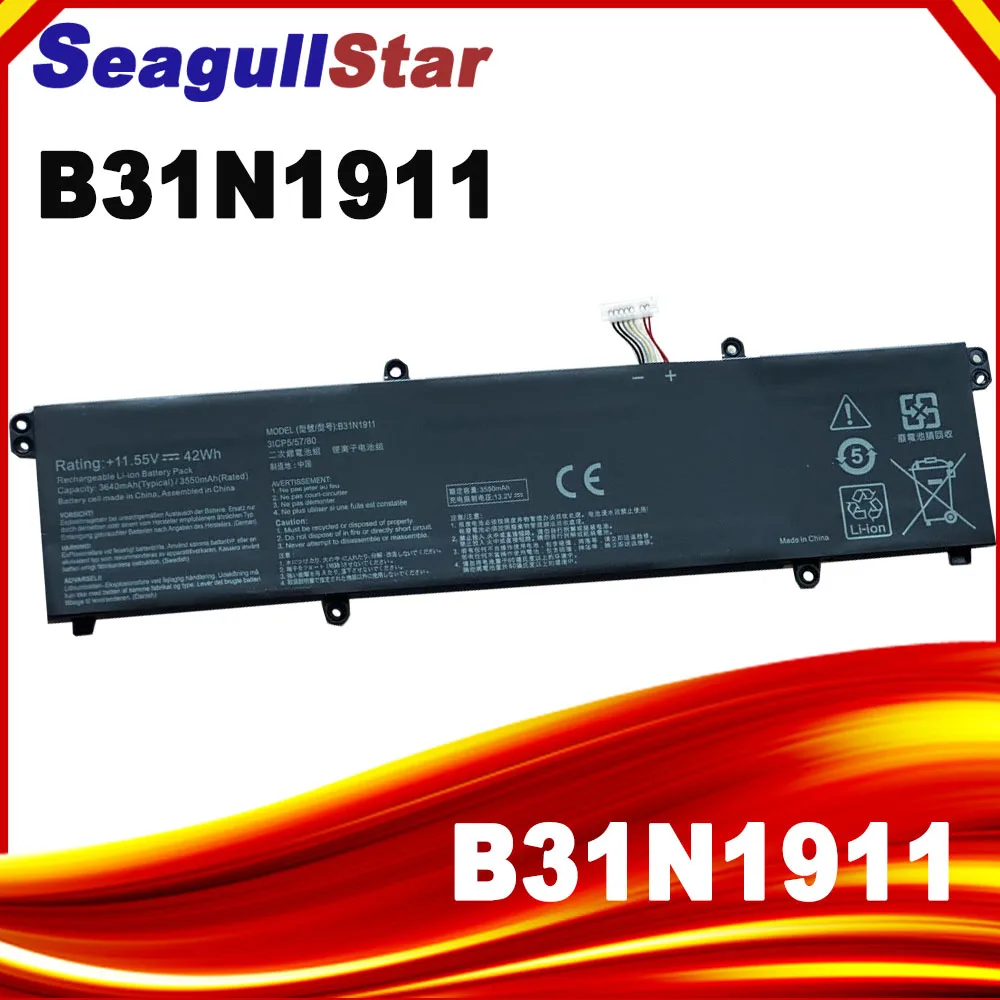 B31N1911 C31N1911 Laptop Battery for ASUS VivoBook Flip 14 TM420IA M413 M413DA TM420IA F413 K413 X413 Notebook X X413FF X421DA