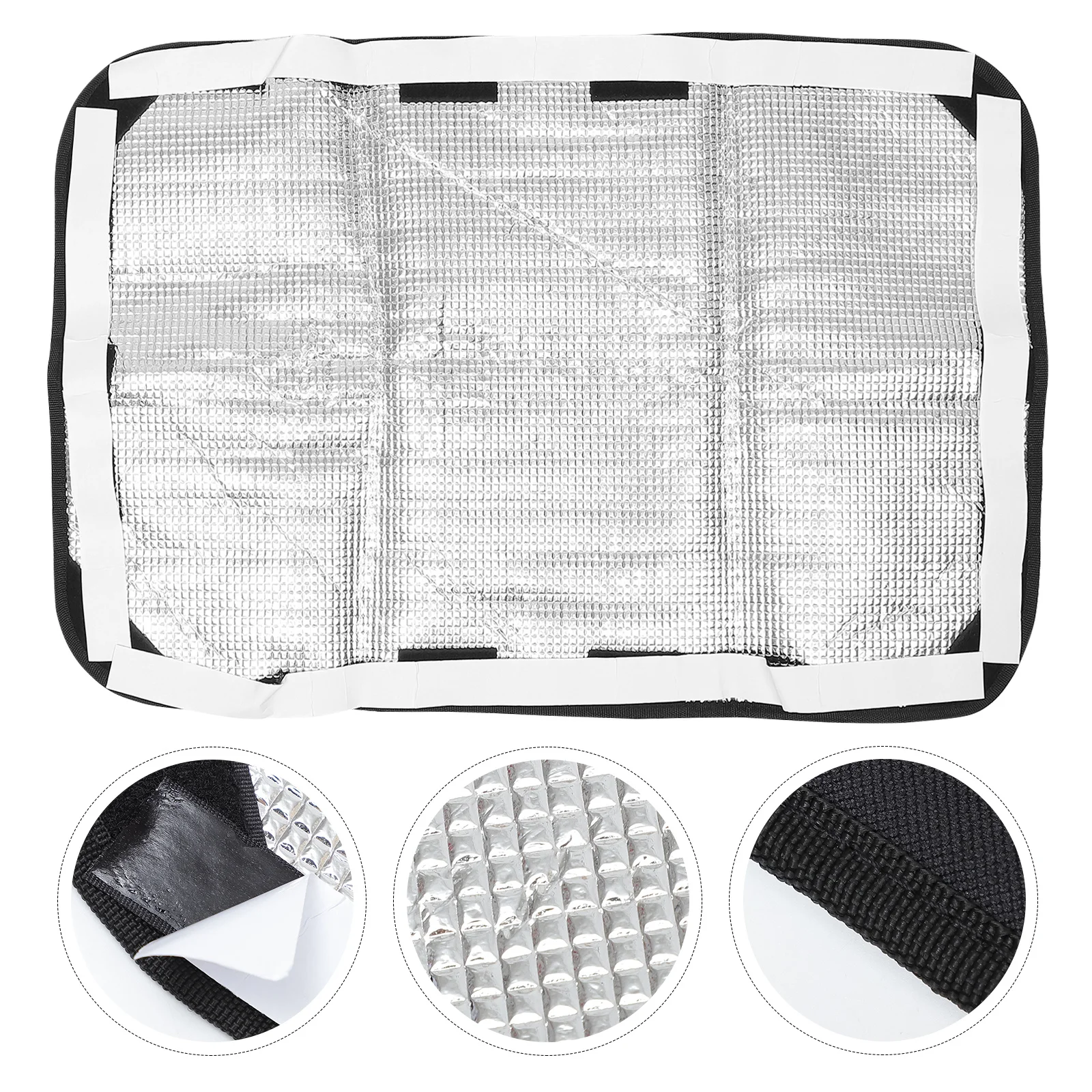 2 قطعة Rv نافذة ظلة غطاء نافذة الباب الظل الثقيلة حماية الشمس ل Rvs سريعة تناسب لا أدوات محمولة