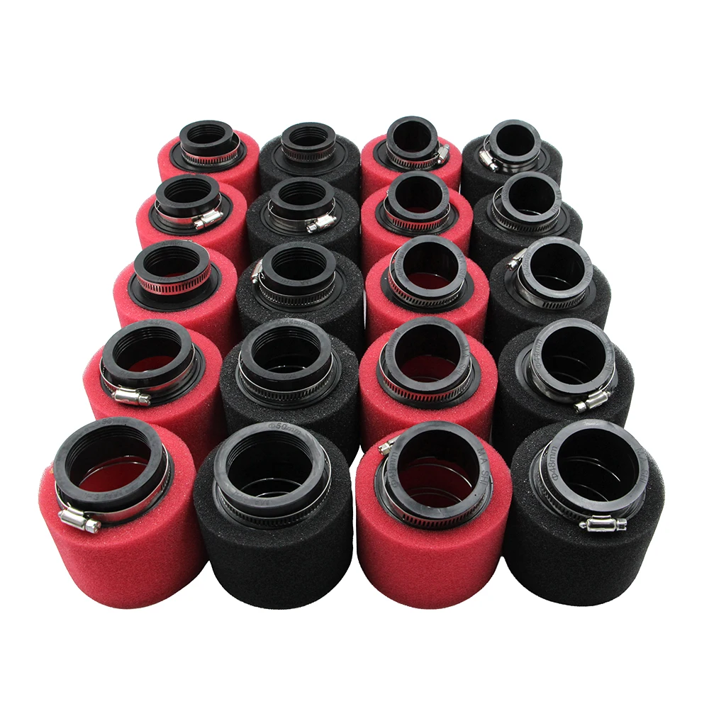35/38/42/45/48/50/60mm Foam Air Filter Replacement For 125cc 150cc 200cc 250cc CRF KLX Dirt Bike Motorcycle ATV Scooter Quad