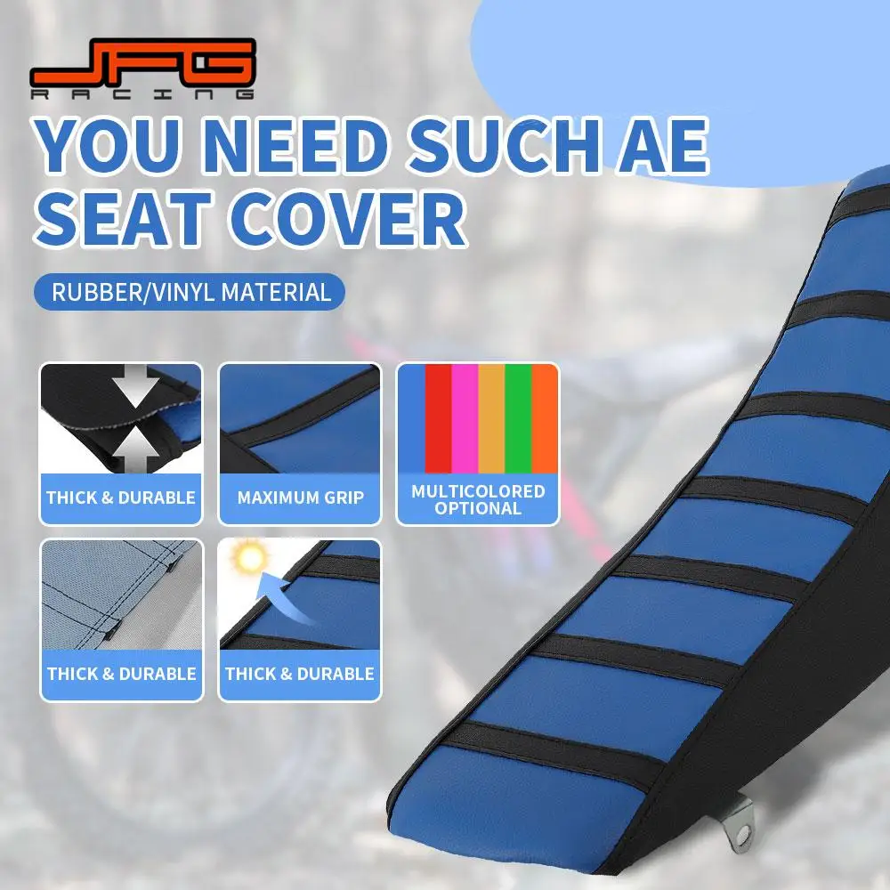 Universal Motorcycle Seat Cover Electric Dirt Bike Waterproof For KTM Q20 Honda Yamaha Suzuki Kawasaki 50-500cc EXC SX YZF KXF image 4