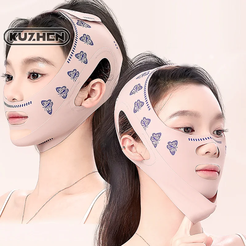 Breathable V Face Cheek Lift Up Band Face Thin Mask Reduce Double Chin V-Line Shaping Bandage Face Bandage Skin Care