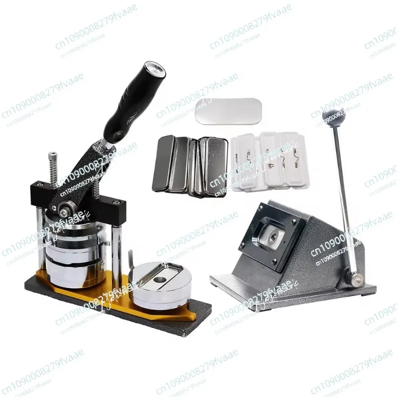 

68*24mm Rectangular Badge Machine Long Strip Badge Making Machine