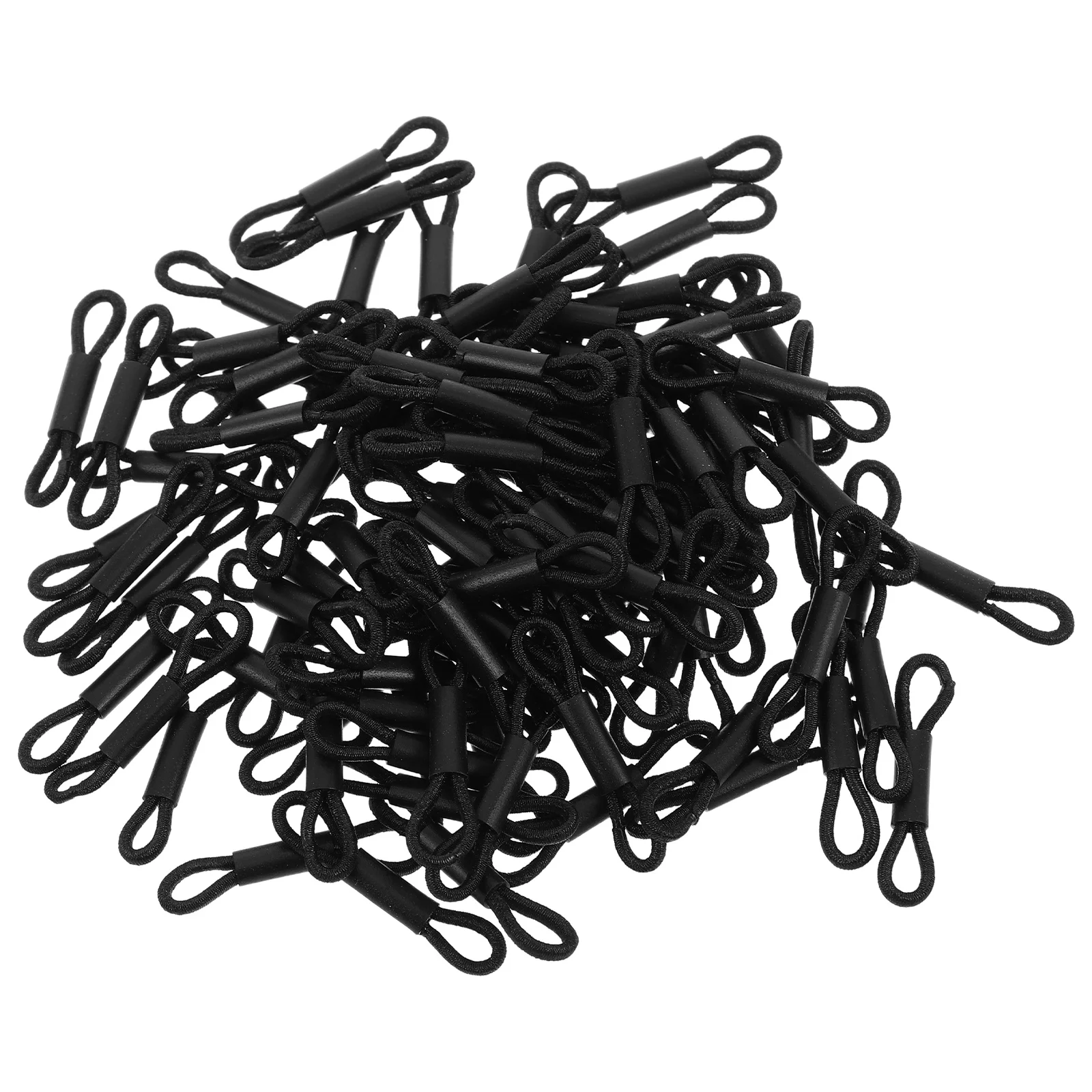 

100pcs Chicken Leg Bands Adjustable Baby Poultry Foot Cover Splay Correction Braces Yellow Elastic Rubber for Chicks Ducks