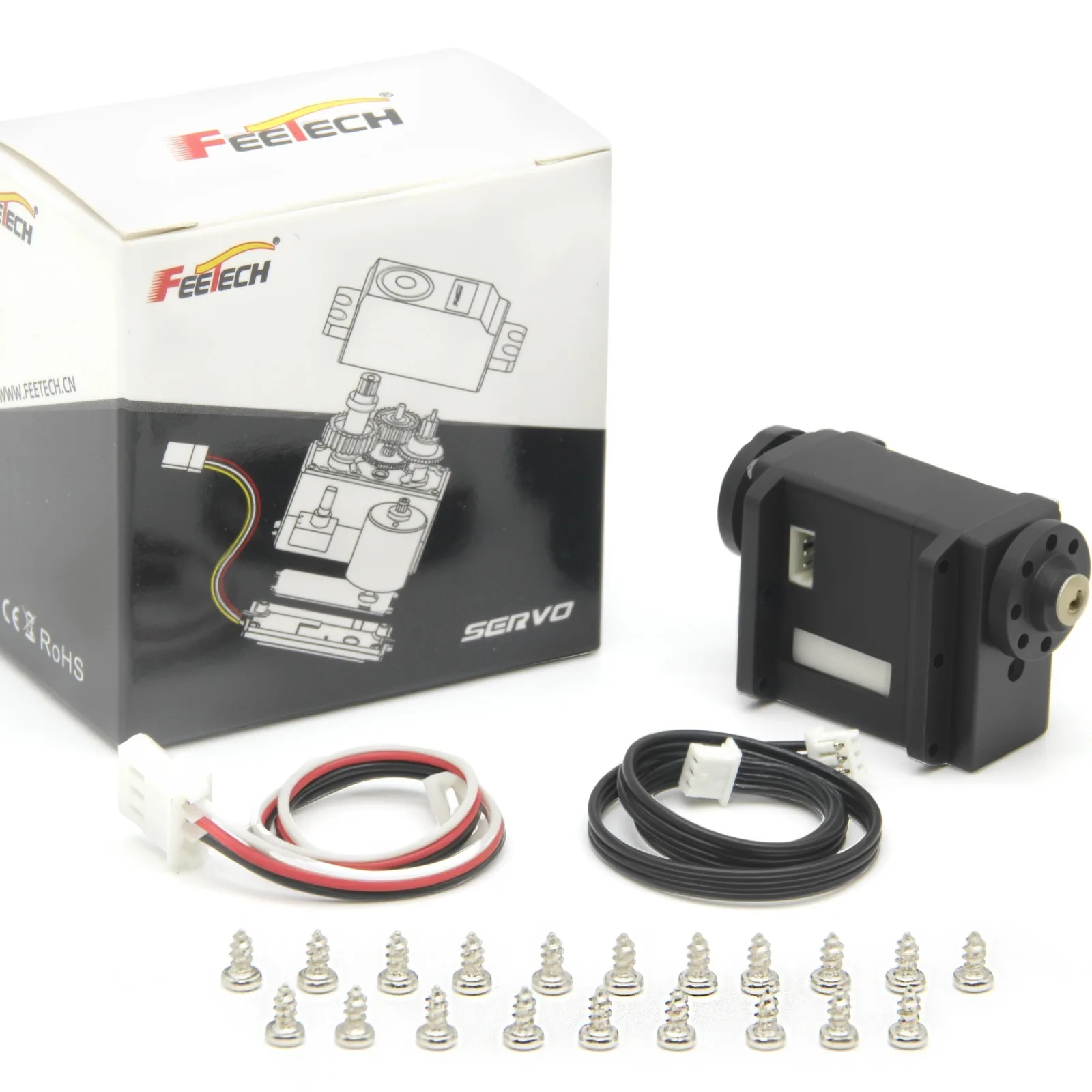 Feetech ST3036 Dual Shaft 4.5KG Metal Gear Bus Servo 360° Magnetic Encoder 6V TTL Serial Servo For Robot Model