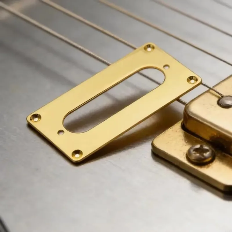 Metal Humbucker‑to‑Single‑Coil Pickup Conversion Mount Ring, 92×46mm Outer 70×18mm Inner Size, Modding Instrument Accessories