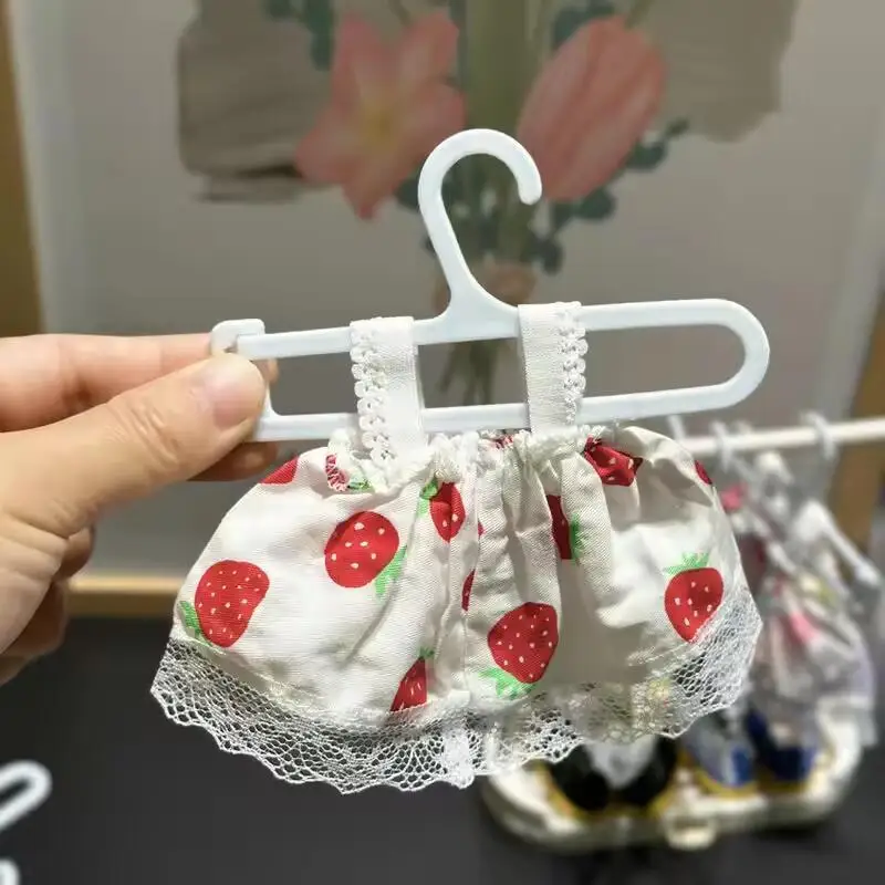 20cm Bjd Doll Clothes Storage Rack Shoe Display Rack Doll Mini Labubu Clothes Hanger Storage Box Clothes Support Rack Kids Gift image 4