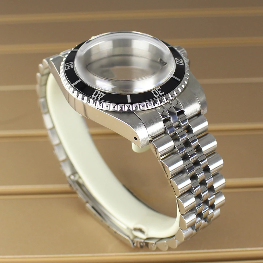 38mm Vintage Watch Case Dome Acrylic Glass For Seiko NH35 NH36 NH38 NH34 Movement 28.5mm Dial 10ATM Waterproof Retro Submariner