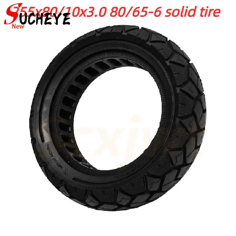 

Electric Scooter 10x3.0 Anti-skid Explosion-proof Solid 80/65-6 255X80 Tires for ZERO10X&Kugoo M4 G1 Dualtron Replacement Tires