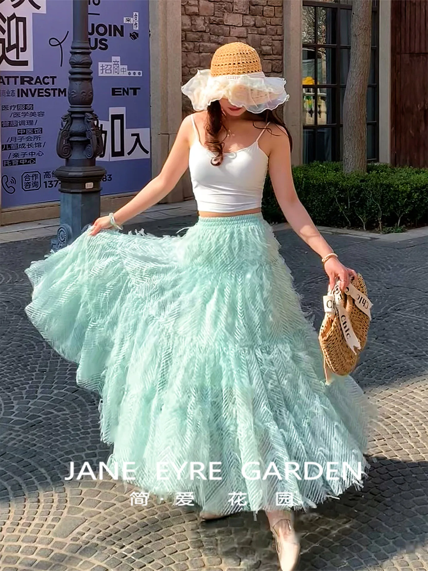 

TIYIHAILEY-Women's Long Maxi Mesh Skirt Elastic Waist Three Layers Skirts Sequins Ball Gown Blue Ladies Skirts XS-XL 2026 New