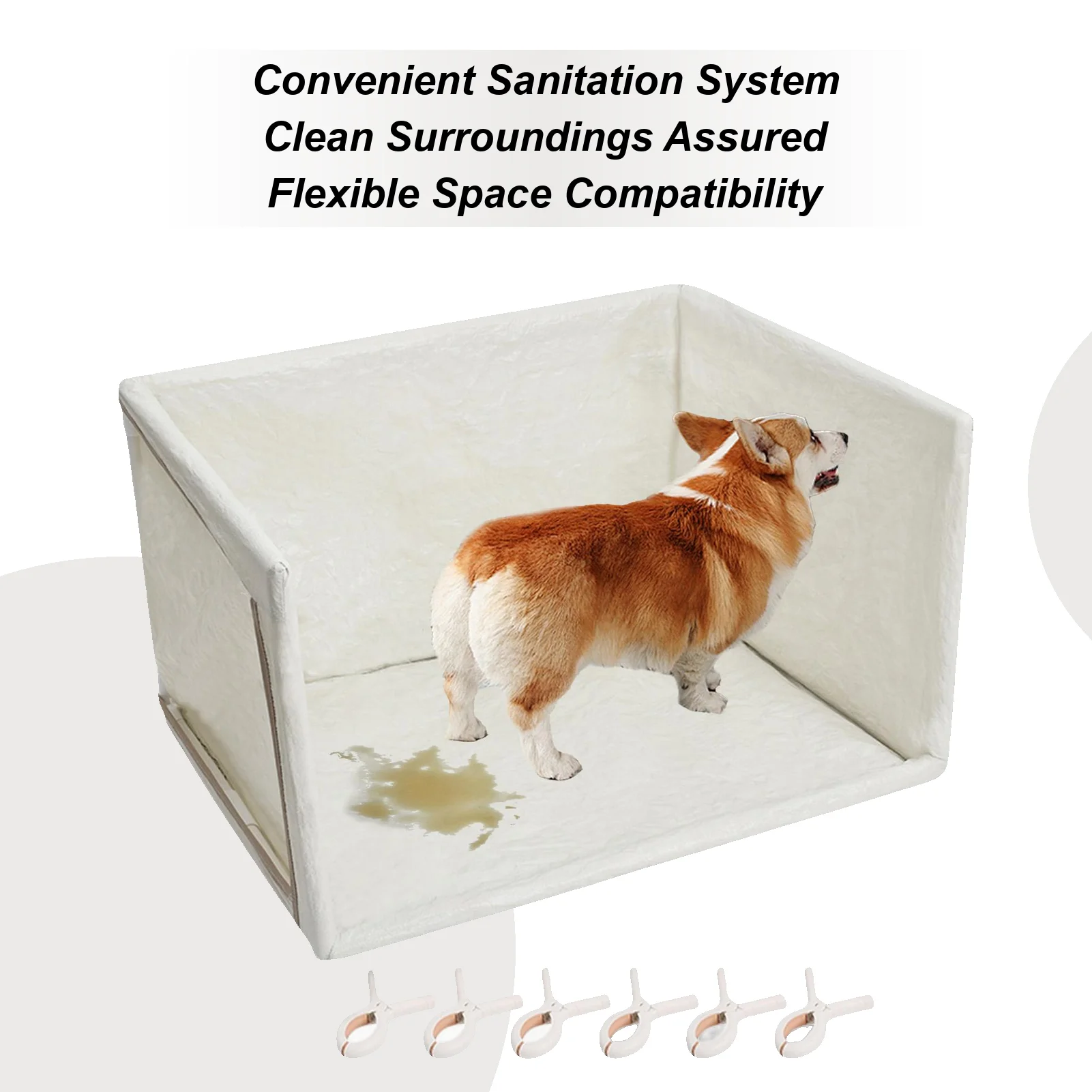 

Dog Potty Tray Portable Detachable Waterproof Outdoor Potty Training Dog Pee Box for Small Medium Large Puppy Home Apartment