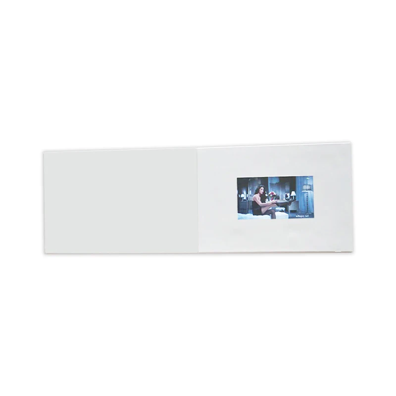 Lower Price 4.3 Inch LCD Screen Video Greeting Card Blank Cover With 128MB For Gift