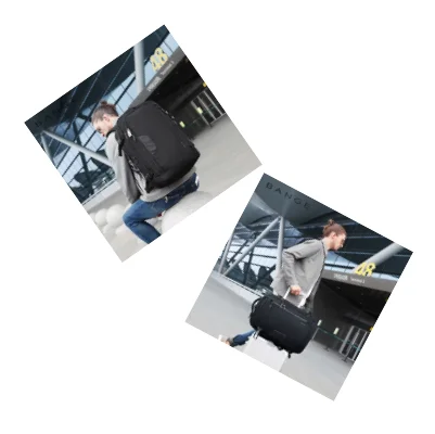 BANGE 22 inch Laptop Backpack 45L Expandable Large Capacity Travel Backpack Men Travel FAA Flight Approved Weekender Bag for Men