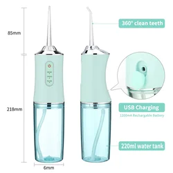 Portable Oral Irrigator Dental Water Jet Flosser Strong Oral Irrigator, Cleaning Machine Used for Dental Cleaning Oral Irrigator