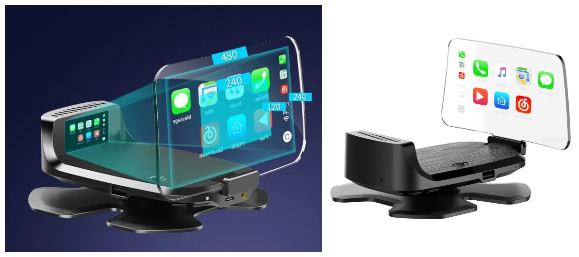 Hot HUD Car Head up Display compatibile con Car Play e Google Auto