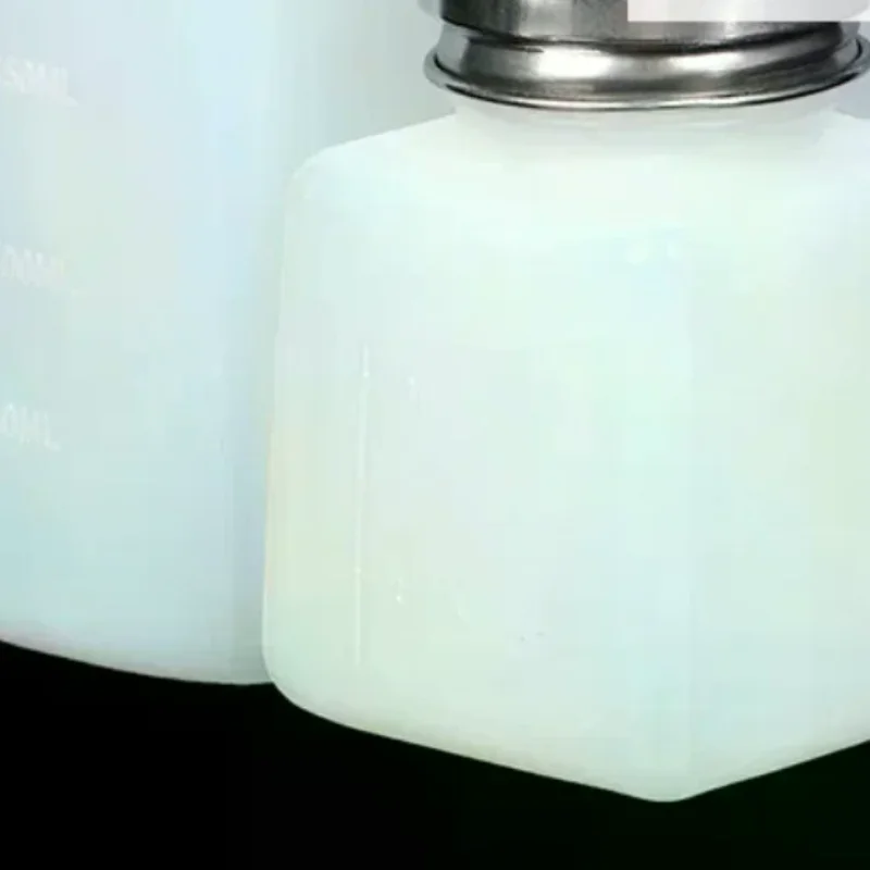 100/200/250ml Refillable Empty Pump Dispenser Nail Polish Remover Bottle Liquid UV Gel Polish Nail Art Clean Acetone Bottles