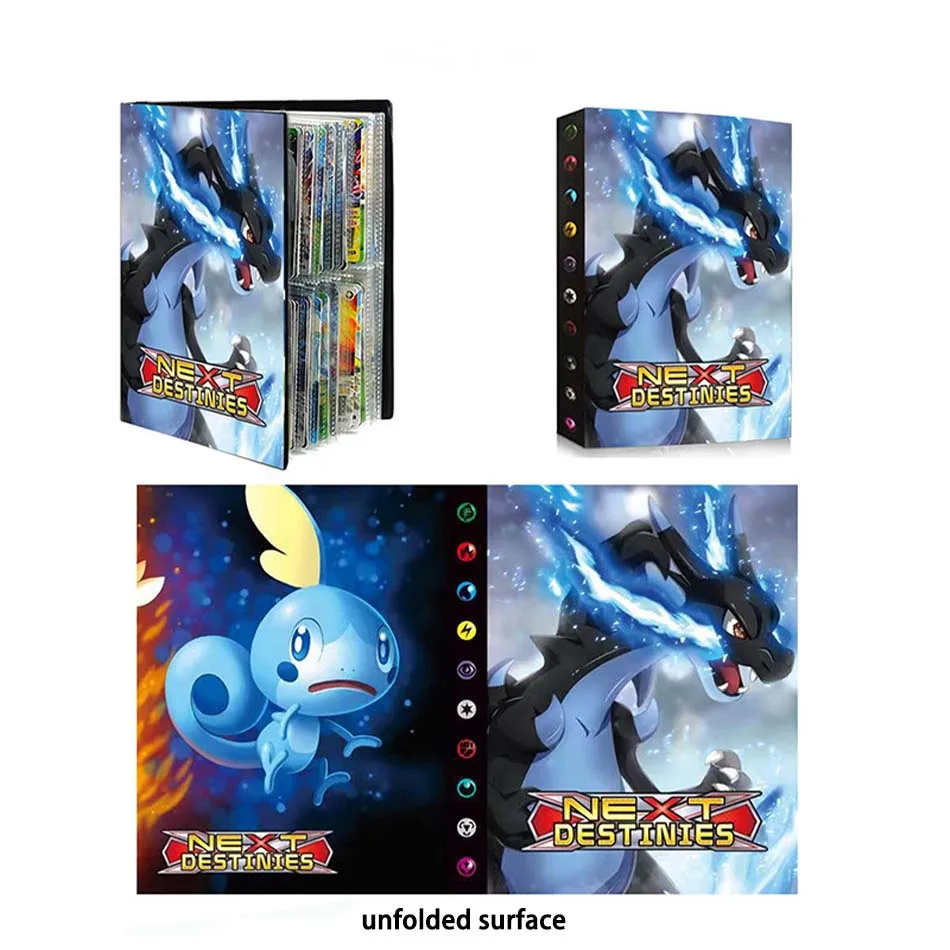 2027@@@Pokemon-Kartenalbum 240-teiliges Kartenalbum Kreatives Neues Modell Sammelmappe Kartenbuch-Sammlung