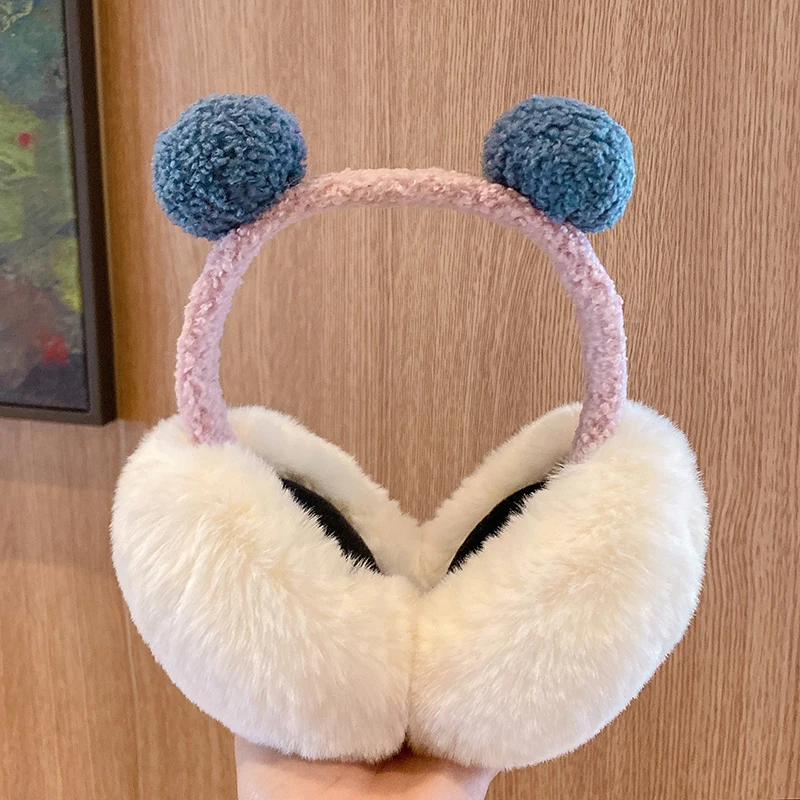 Unisex New Soft Plush Ear Warmer Winter Warm Earmuffs for Women Fashion Earflap Outdoor Cold Protection Ear-Muffs Ear Cover