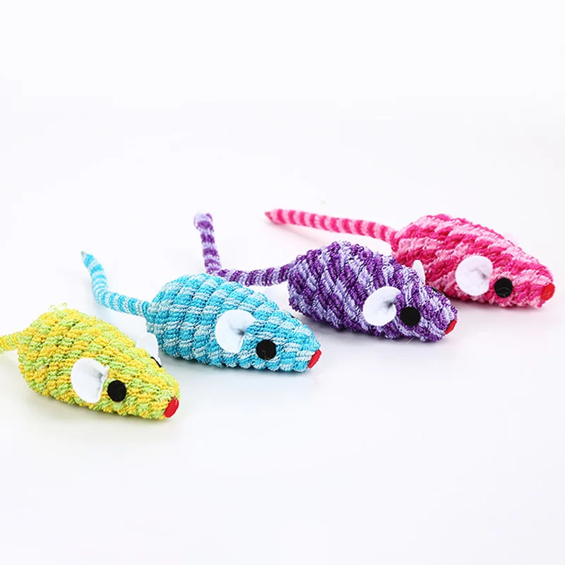 Cat Toy Pet Toy Rope Winding Mouse Toy for Cats Kitten Cute Interactive Training Stretch Mouse Toys Cat Accessories Pet Product