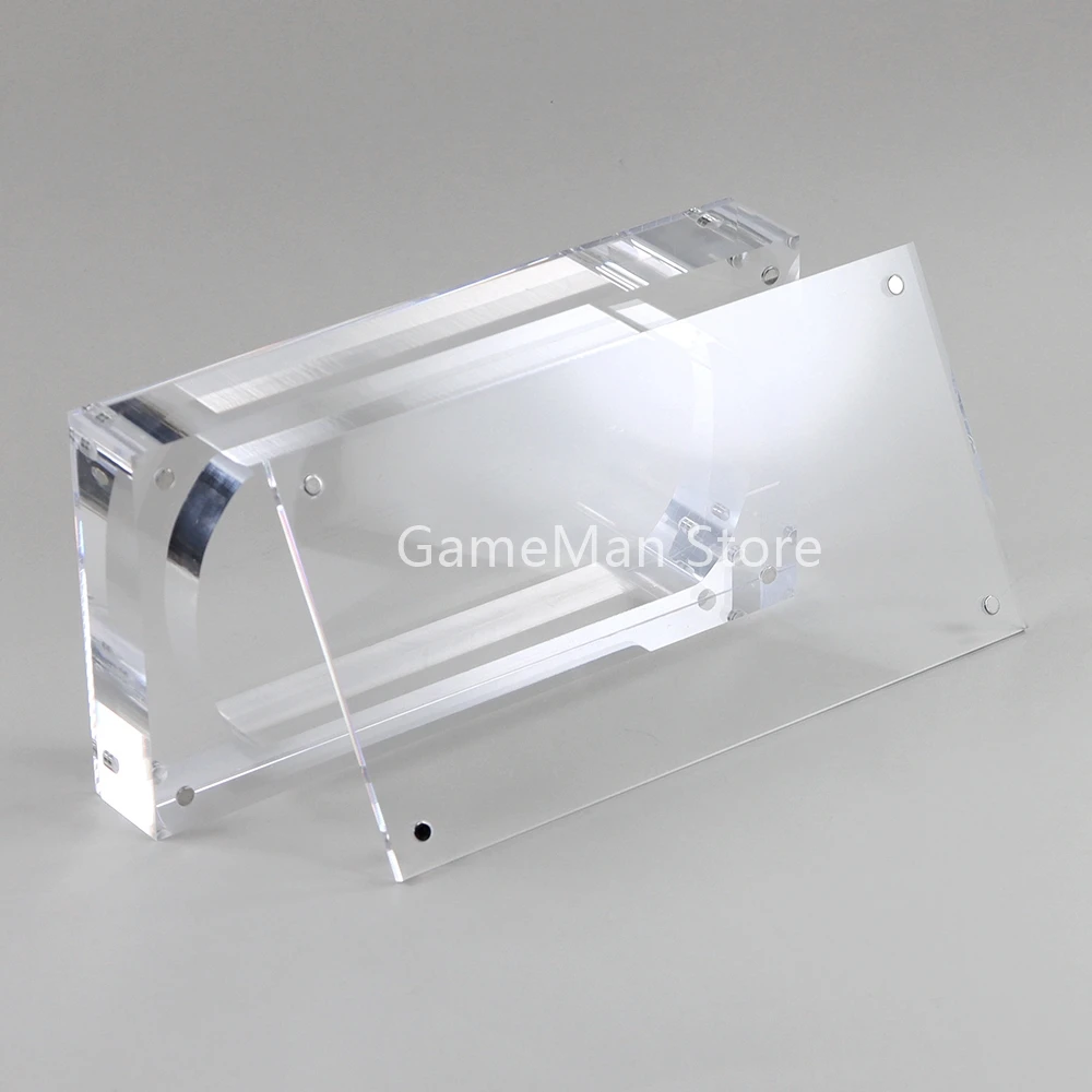 

1pc Transparent Acrylic Case Magnetic Lid Display Case Storage Box for PSP1000 PSP2000 PSP3000 Game Console