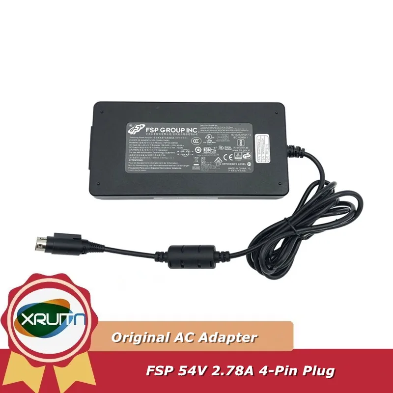 New Genuine FSP 54V 2.78A 150W Switching Power Supply AC Adapter FSP150-AWAN3 4-Pin Plug